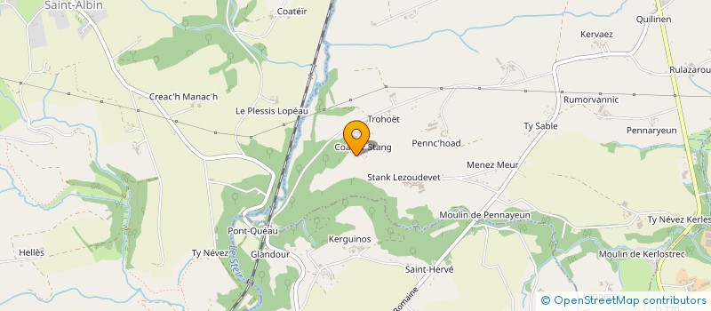 localisation de l'entreprise UN JARDIN A LANDREVARZEC  LANDREVARZEC