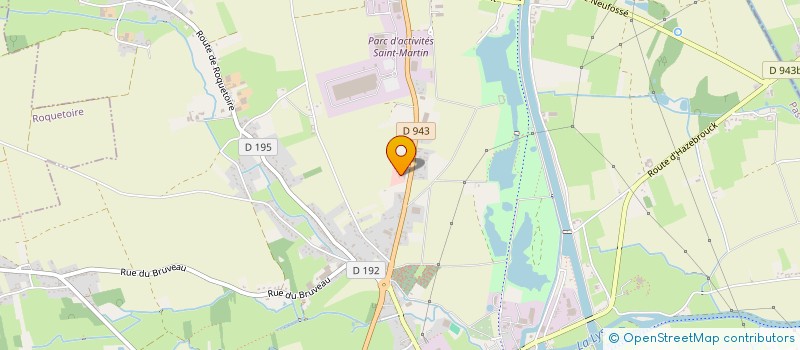 localisation de l'entreprise UN JARDIN EN NORD  AIRE SUR LA LYS