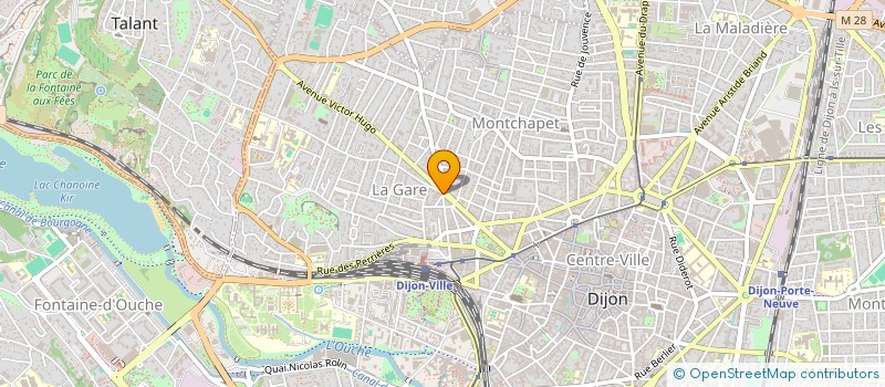 localisation de l'entreprise UN JARDIN EN VILLE  DIJON