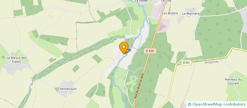 localisation de l'entreprise UN JARDIN PAS COMME LES AUTRES  AMBENAY