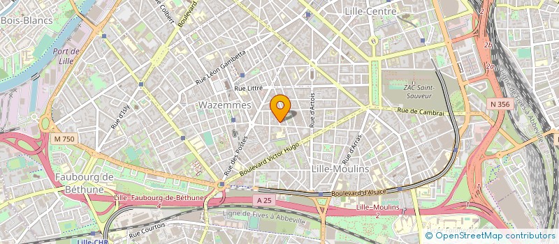 localisation de l'entreprise UN JARDIN SUR LE TOIT à LILLE