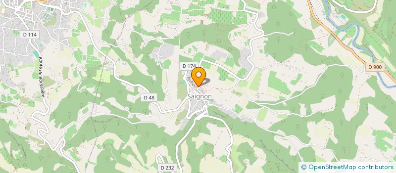 localisation de l'entreprise UN JARDIN SUR LE TOIT  SAIGNON