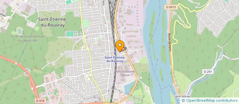 localisation de l'entreprise UN JE D'ENFANTS  SAINT-ETIENNE-DU-ROUVRAY