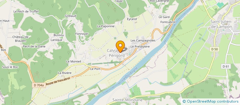 localisation de l'entreprise UN JEU D ENFANT à CALVIAC-EN-PERIGORD