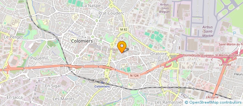 localisation de l'entreprise UN JEU D'ENFANT COLOMIERS à COLOMIERS