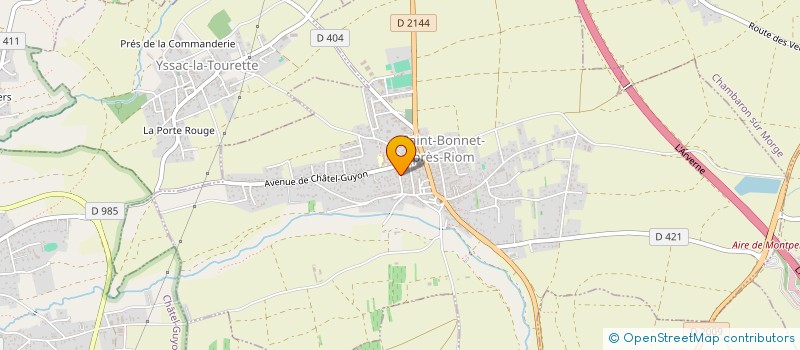 localisation de l'entreprise UN JOLI POINT DE VIGNE  SAINT-BONNET-PRES-RIOM