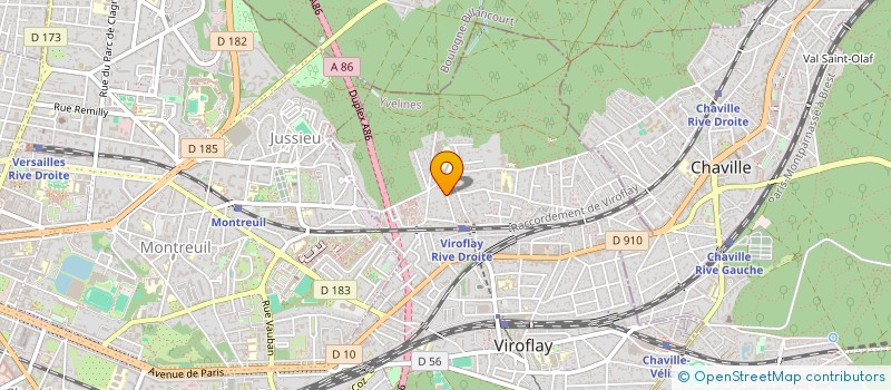 localisation de l'entreprise UN JOLI REVE  VIROFLAY