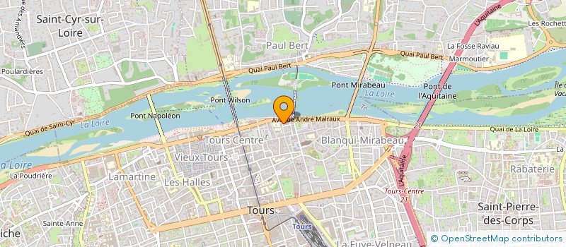 localisation de l'entreprise UN JOUR AUX RIVES  TOURS