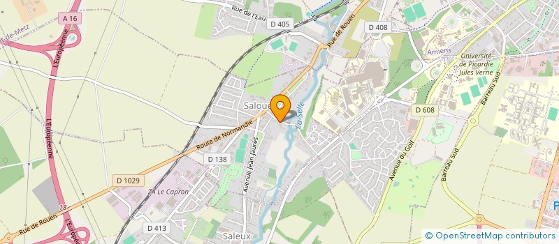 localisation de l'entreprise UN JOUR DE MAI  SALOUEL