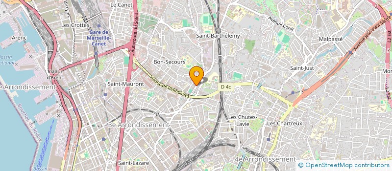 localisation de l'entreprise UN JOUR DE MARS à MARSEILLE