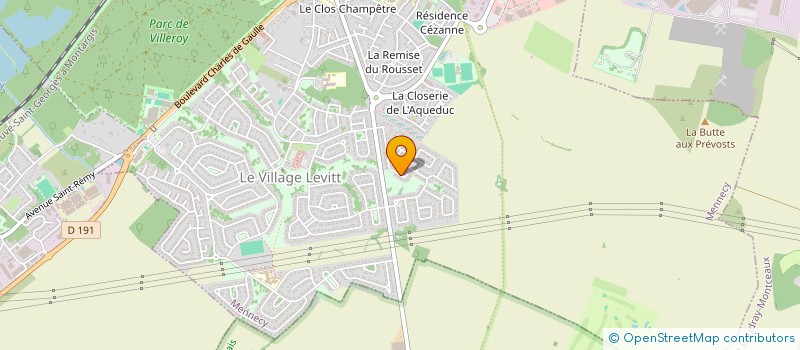 localisation de l'entreprise UN JOUR DE PLUIE à MENNECY