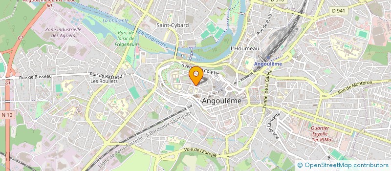 localisation de l'entreprise UN JOUR EN L AIR à ANGOULEME