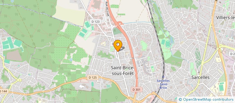 localisation de l'entreprise UN JOUR FLEURI à SAINT-PRIX