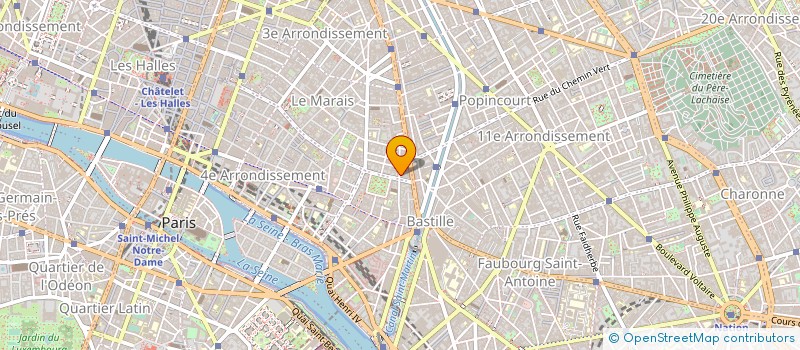 localisation de l'entreprise UN JOUR, JE SERAI (UJJS)  PARIS