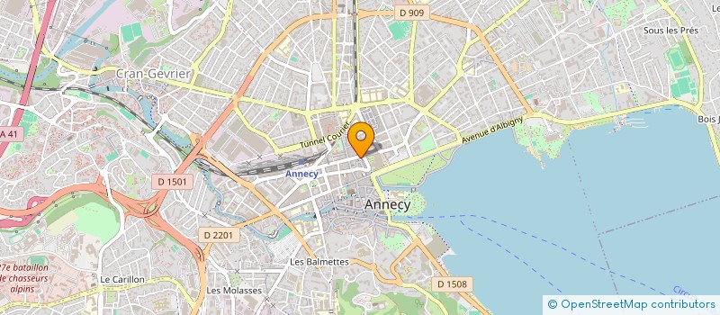 localisation de l'entreprise UN JOUR SARL à ANNECY