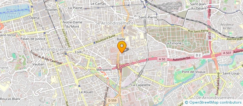 localisation de l'entreprise UN JOUR UN SOURIRE à MARSEILLE