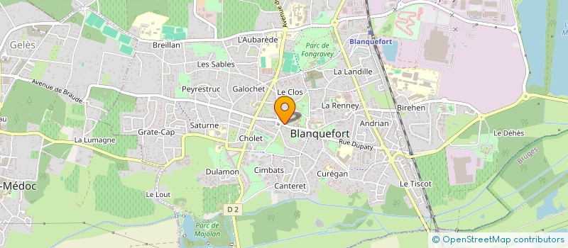 localisation de l'entreprise UN JOUR UN STYLE à BLANQUEFORT