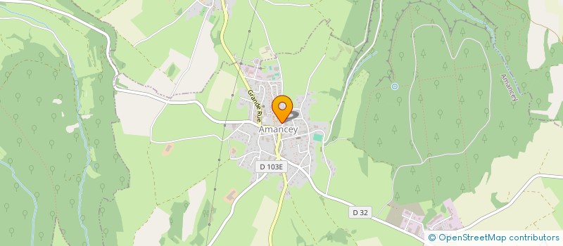localisation de l'entreprise UN JOUR UNE FLEUR  AMANCEY