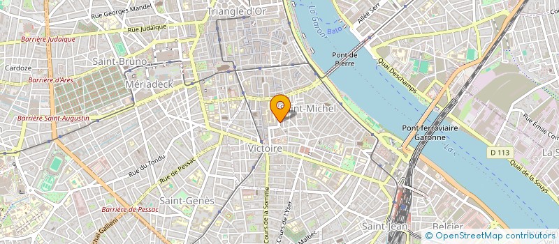 localisation de l'entreprise UN JOUR VERT à BORDEAUX