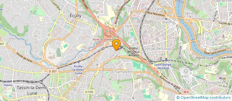 localisation de l'entreprise UN KANCER DANS MA VIE à TASSIN-LA-DEMI-LUNE