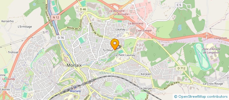 localisation de l'entreprise UN LIARD LA COUPE à MORLAIX