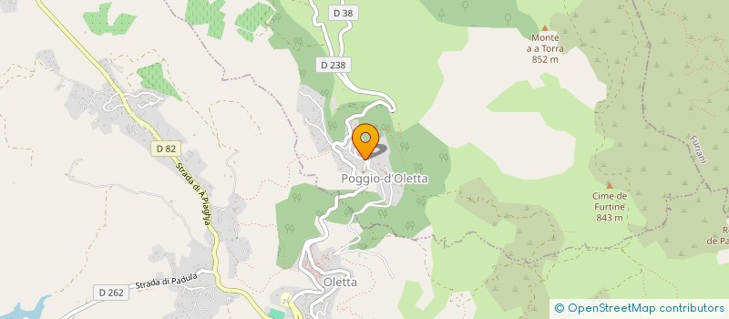 localisation de l'entreprise UN LIBRU IN PAESE à OLETTA