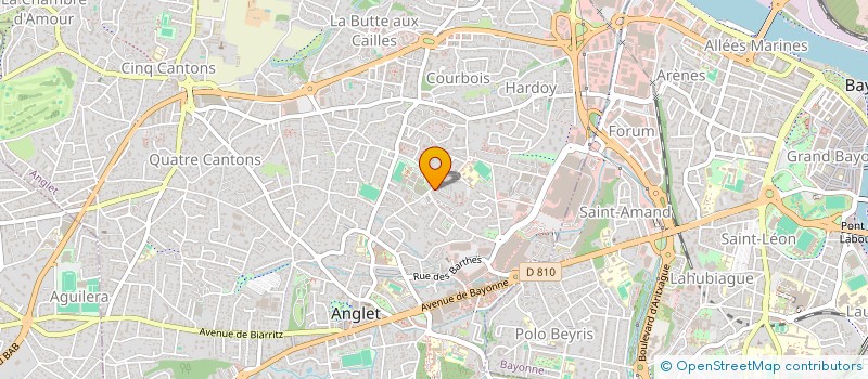 localisation de l'entreprise UN LIEN POUR LAVENIR  ANGLET