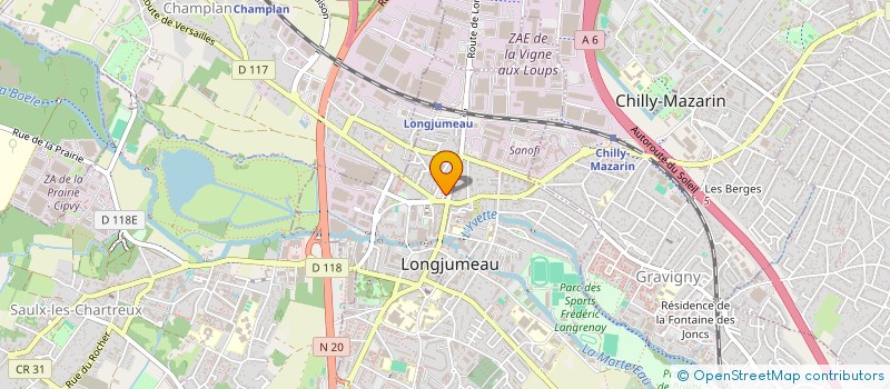 localisation de l'entreprise UN LIVRE A SOI à LONGJUMEAU