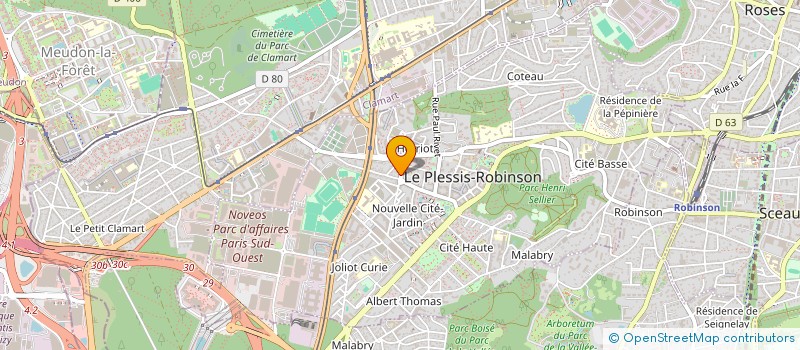 localisation de l'entreprise UN LIVRE, UN GESTE POUR RENAITRE à LE PLESSIS-ROBINSON
