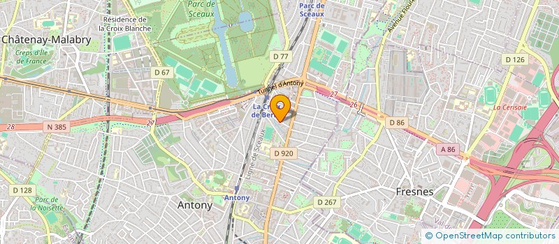 localisation de l'entreprise UN LIVRE UNE HISTOIRE à ANTONY