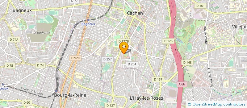 localisation de l'entreprise UN LIVRE UNE PLANETE  CACHAN