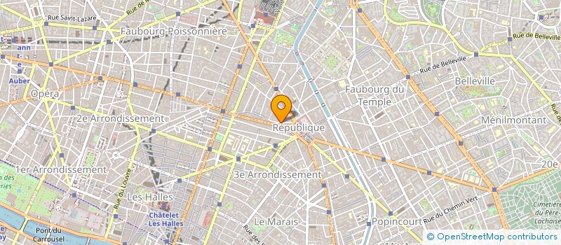 localisation de l'entreprise UN LIVRE UNE TASSE DE THE  PARIS