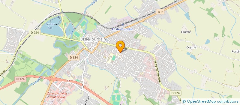 localisation de l'entreprise UN LOGEMENT POUR REVIVRE à L'ISLE-JOURDAIN