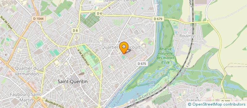 localisation de l'entreprise UN LOGEMENT POUR TOUS à SAINT-QUENTIN