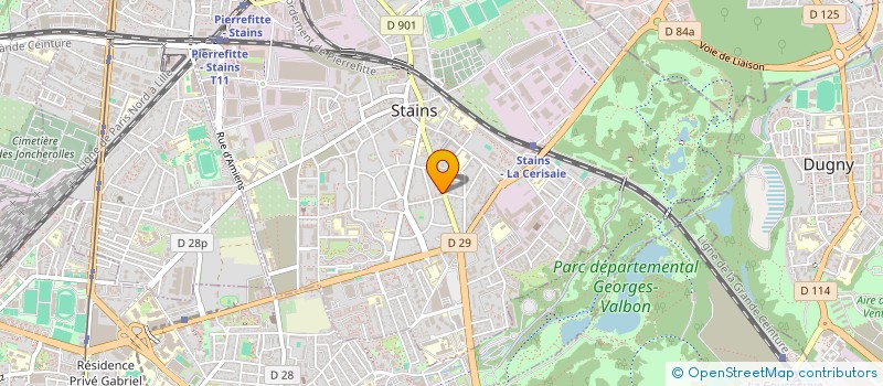 localisation de l'entreprise UN LOOK POUR TOUS à STAINS