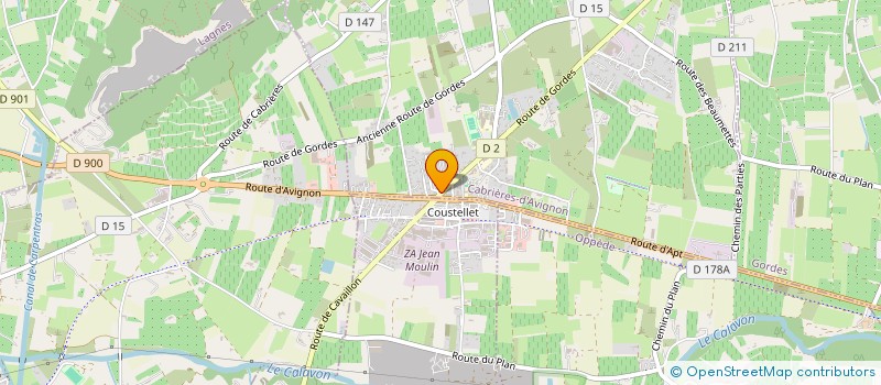 localisation de l'entreprise UN MAS EN PROVENCE  CABRIERES-D'AVIGNON