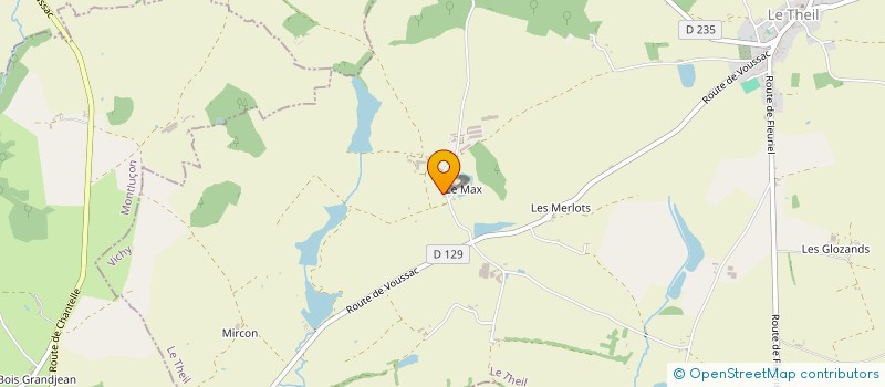 localisation de l'entreprise UN MAX DE SOLEIL  LE THEIL