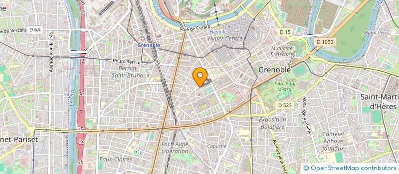 localisation de l'entreprise UN MEDECIN TRAITANT POUR CHAQUE HABITANT - GRENOBLE à GRENOBLE