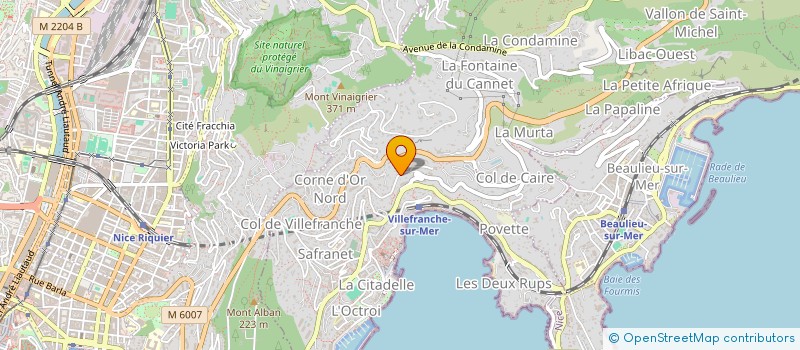 localisation de l'entreprise UN MEILLEUR M'ONDE THERAPEUTIQUE à VILLEFRANCHE-SUR-MER