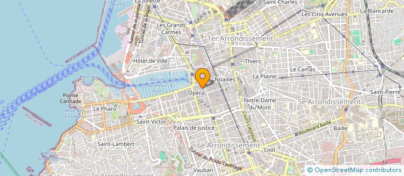 localisation de l'entreprise UN MERCREDI A L OPERA à MARSEILLE
