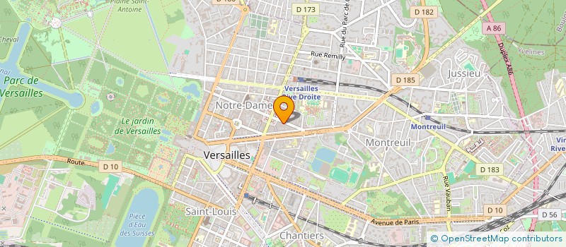 localisation de l'entreprise UN MERCREDI APRES MIDI à VERSAILLES