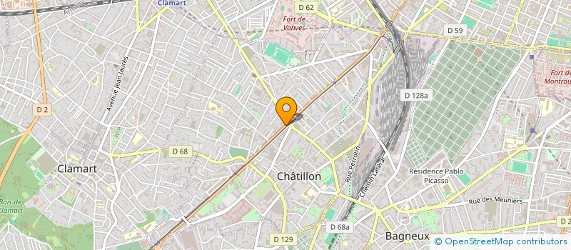 localisation de l'entreprise UN MILLIARD DE SOURIRE à CHATILLON