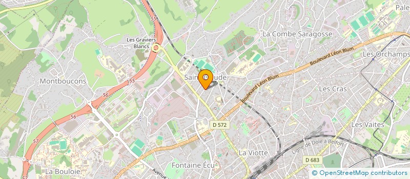 localisation de l'entreprise UN MOMENT DE DETENTE à BESANCON