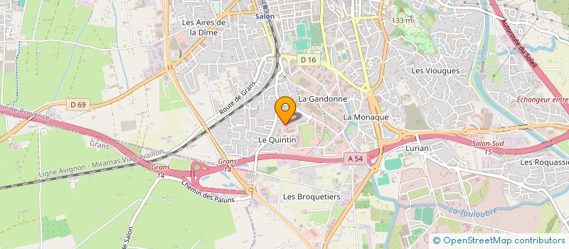 localisation de l'entreprise UN MOMENT EN PROVENCE  SALON-DE-PROVENCE