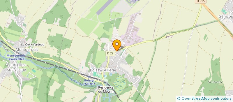 localisation de l'entreprise UN MOMENT FORME  BOISSY-L'AILLERIE