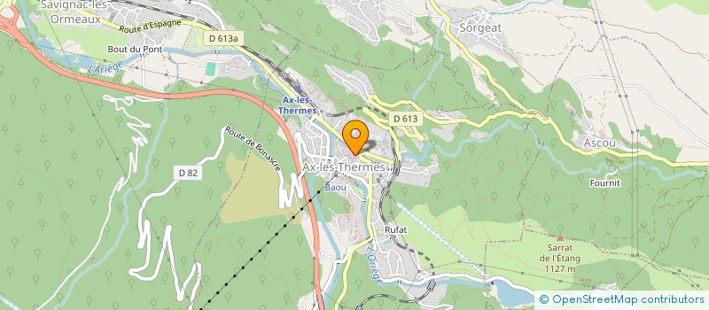 localisation de l'entreprise UN MOMENT POUR SOI à AX-LES-THERMES