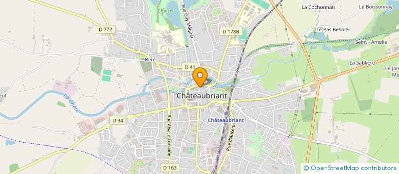 localisation de l'entreprise UN MOMENT POUR SOI à CHATEAUBRIANT