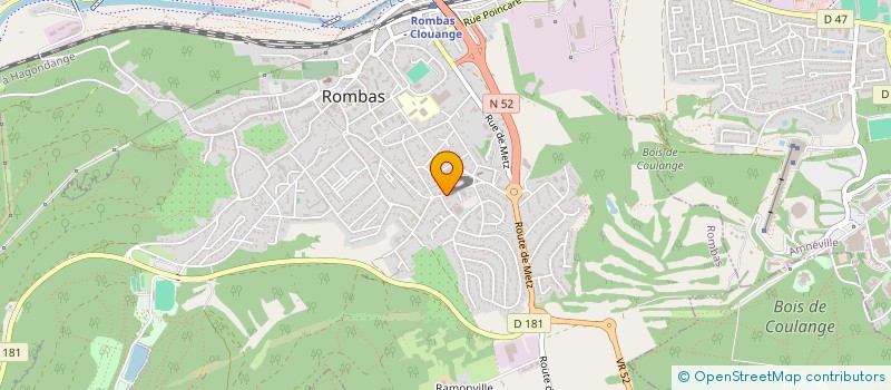 localisation de l'entreprise UN MOMENT POUR VOUS  ROMBAS