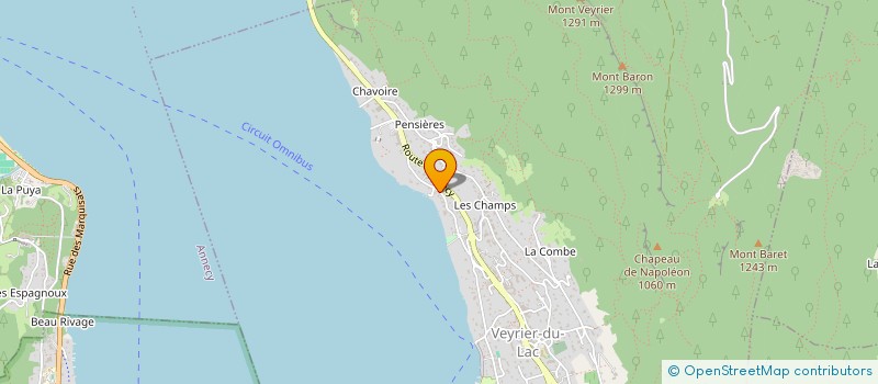 localisation de l'entreprise UN MONDE  VEYRIER-DU-LAC