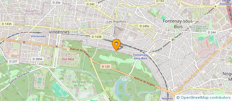 localisation de l'entreprise UN MONDE A CROQUER à FONTENAY-SOUS-BOIS